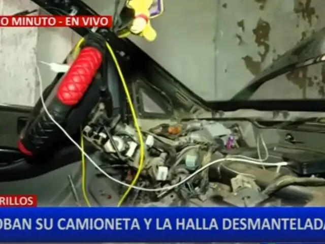 Chorrillos: PNP interviene inmueble donde delincuentes desmantelaban vehículo