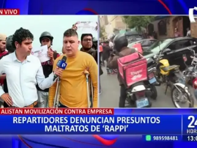 San Miguel: repartidores por delivery protestan exigiendo mejoras salariales