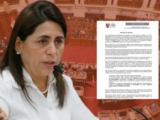 Rosa Gutierrez: Promueven moción de censura contra ministra de salud