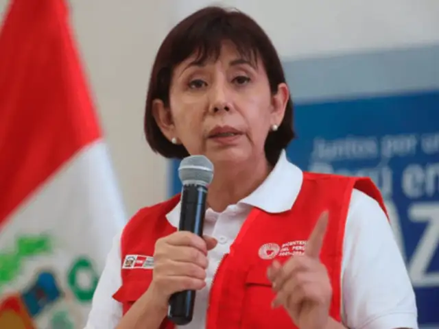 Ministra de la Mujer sobre incidente de María del Carmen Alva: “Rechazo toda forma de violencia”