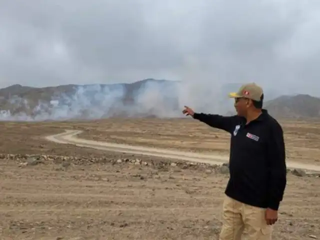 Sucamec destruye 70 toneladas de productos pirotécnicos en Pisco