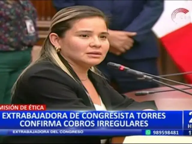 "Mochasueldos": Extrabajadora de Rosio Torres confirma cobros irregulares