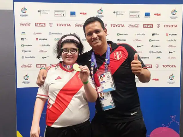 ¡ORGULLO PERUANO!: Nadadora piurana es Campeona Mundial de Olimpiadas Especiales