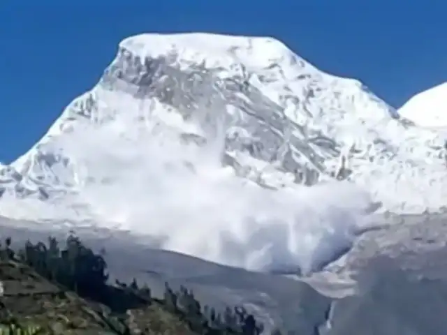 Áncash: reportan avalancha en nevado Huascarán