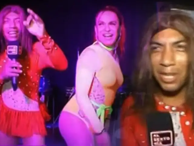 Reportero se convierte en “Cumbiambera trans” en la fiesta de San Juan