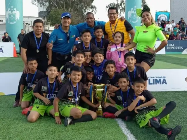 San Martín de Porres se consagró campeón en torneo Copa Ciudad Lima