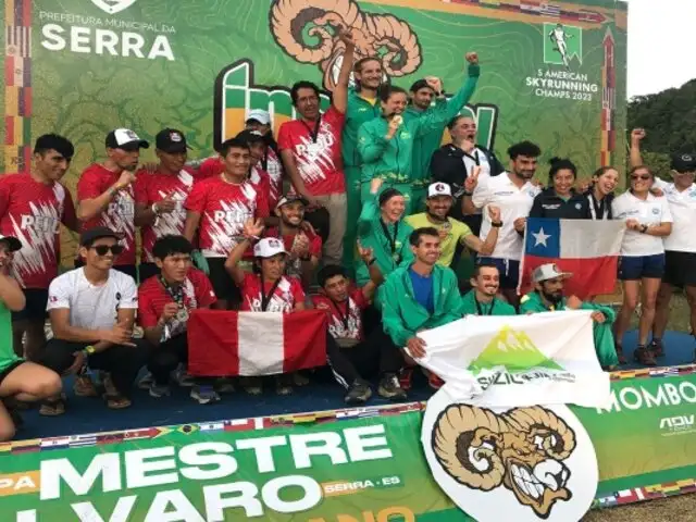 Perú se consagró subcampeón sudamericano de skyrunning en Brasil