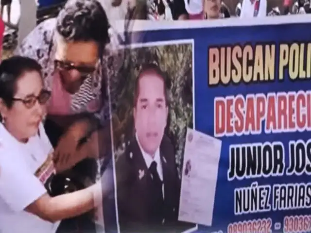 Tumbes: familia y amigos piden que se continue búsqueda de policía desaparecido