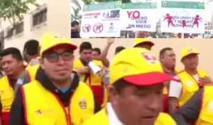 Marcha por la paz en Cercado de Lima: “Yo quiero vivir sin miedo”