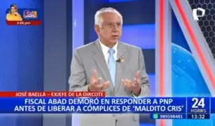 José Baella: "Ejecutivo y Congreso tienen que sentarse a revisar el Código Procesal Penal"