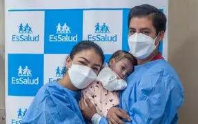 EsSalud: bebé de 10 meses y joven madre vuelven a la vida tras exitoso trasplante hepático