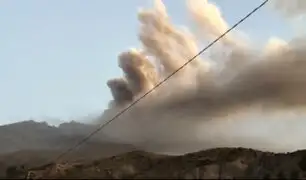 Volcán Ubinas: registran explosión esta madrugada que generó caída de cenizas