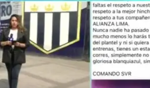 Hinchas de Alianza Lima piden que retiren a Cueva del club en redes sociales