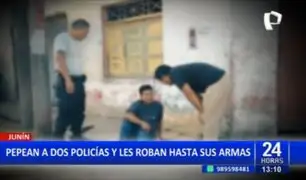 Junín: Policías son "pepeados" y les roban hasta sus armas