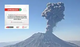 Volcán Ubinas: Gobierno declara estado de emergencia en Moquegua ante proceso eruptivo