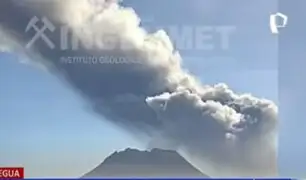Moquegua: nueva explosión en volcán Ubinas causó alarma en los pobladores