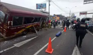 San Miguel: al menos nueve heridos deja despiste de cúster en la avenida La Marina