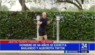 TikTok: hombre de 64 años se hace viral por su particular rutina de entrenamiento