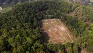 México: disputan torneo de fútbol en cráter de volcán