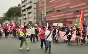 Integrantes de “La Resistencia” y “Los Combatientes” participaron en “Marcha por la paz”