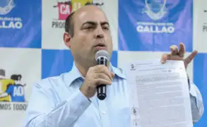Alcalde del Callao se pronuncia por S/ 360 mil incautado a su primer regidor