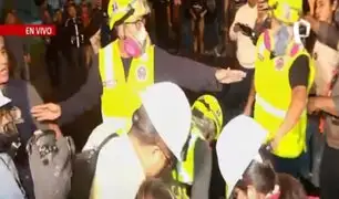 ‘Toma de Lima’: brigadistas brindan ayuda a los manifestantes heridos