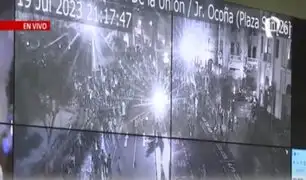 ‘Toma de Lima’: cámaras de seguridad captaron incidentes en manifestación