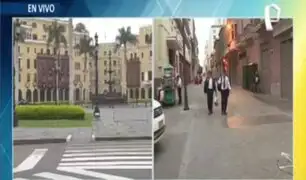 ‘Toma de Lima’: restringe acceso vehicular a la Plaza de Armas