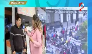 ‘Toma de Lima’: comerciantes registran pérdidas ecónomicas por manifestación