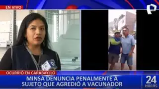 Minsa denuncia penalmente a sujeto que agredió a vacunadores en Carabayllo