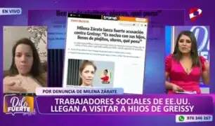 ¡Exclusivo! Trabajadores sociales de EEUU van a casa de Greissy Ortega por denuncia de Milena Zárate
