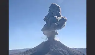 Volcán Ubinas: nueva explosión provoca emisión de cenizas que alcanzó los 2,500 metros de altura