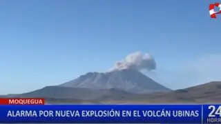 Moquegua: continúa alarma por nueva explosión en el volcán Ubinas