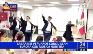 Bailarines peruanos de Marinera conquistan plazas y calles de Europa
