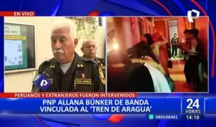 Detienen a 101 personas durante allanamiento a búnker de organización ligada al "Tren de Aragua"