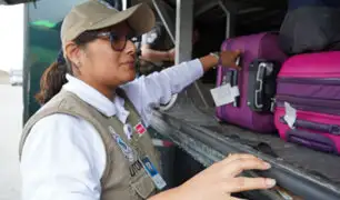 Fiestas Patrias: personal de la Sucamec refuerza control en terminales de ómnibus de todo el país