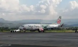 Avión de Star Perú aterriza de emergencia en Tarapoto tras desperfecto técnico