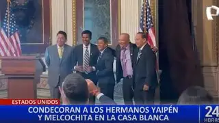 Orgullo peruano: Hermanos Yaipén reciben condecoración en la Casa Blanca
