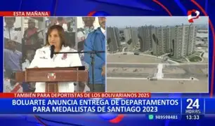 Gobierno entregará departamentos a medallistas de Santiago 2023 y los Bolivarianos del 2025