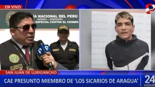 SJL: PNP captura a presunto integrante de la banda criminal “Los sicarios de Aragua”