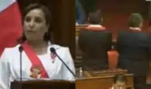 Mensaje a la Nación de Dina Boluarte: congresistas dan la espalda a presidenta durante discurso