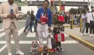 Avenida Brasil: ciudadanos llegan con sus mascotas para ver de cerca Desfile Militar 2023