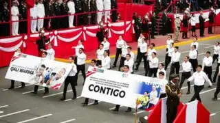 Midis y sus programas sociales marchan por primera vez en desfile por Fiestas Patrias
