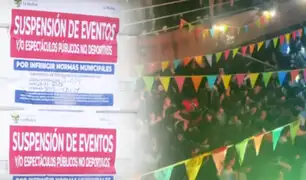 En La Molina intervienen otra “Fiesta QR” con muchos menores de edad
