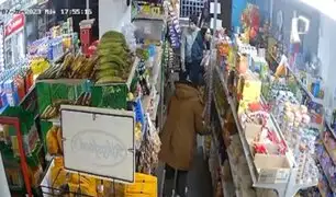 Tenderos roban productos valorizados en más de mil soles de minimarket de Surco