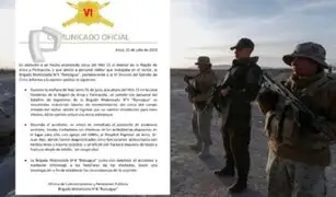 Seis militares chilenos resultan heridos tras explosión de una mina en la frontera con Perú