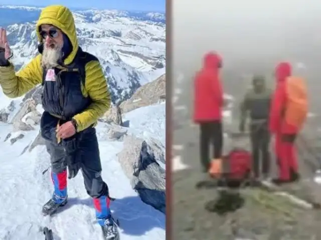 Áncash: El turista que murió en nevado Alpamayo era un hombre amante de las montañas de 73 años