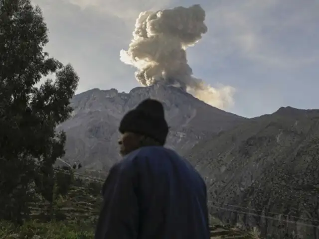 Volcán Ubinas: cenizas estarían provocando faringitis en la población, según Diresa Moquegua