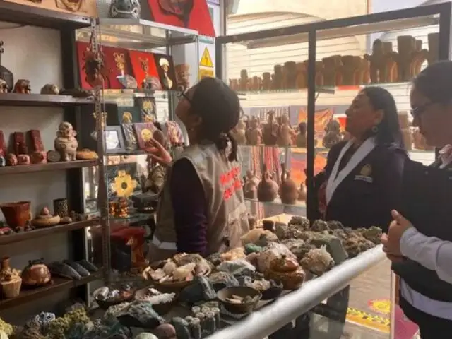 Miraflores: encuentran 89 piezas presuntamente preincas que eran vendidas en galerías