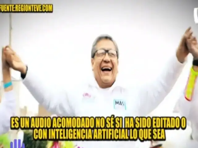Ciro Castillo afirma que audios en su contra fueron manipulados con inteligencia artificial